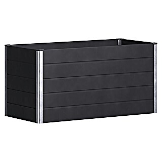 GroJa Solid Hochbeet (150 x 70 x 75 cm, Verbundwerkstoff, Anthrazit)