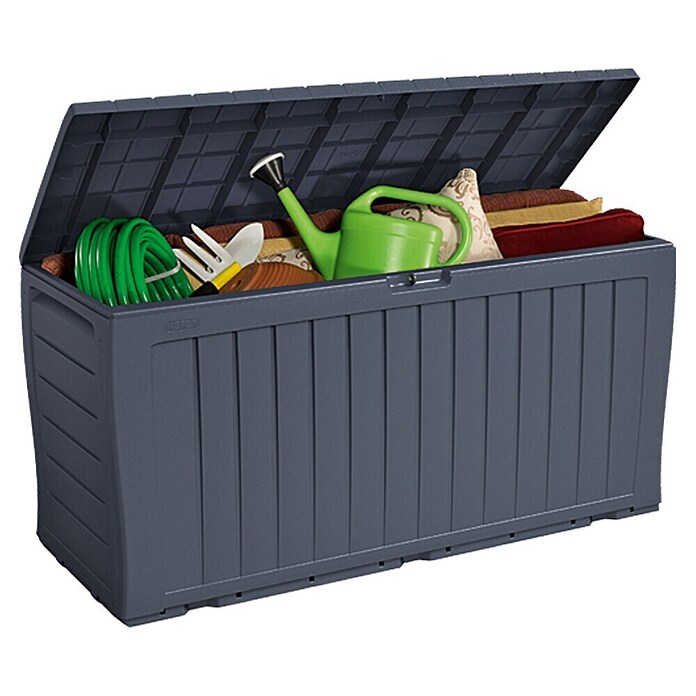 Keter Vrtni zaboj Marvel Plus  (Antracitne barve, 117 x 45 x 57 cm, Polipropilen) | 8283 - Kissenboxen | ICAF - Sommermöbel individual | ICA - Sommermöbel | IC - Freizeit im Garten | I - Stadtgarten | BAUHAUS