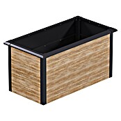 Westmann Hochbeet Primus L (75 x 150 x 77 cm, Metall, Anthrazit/Braun) | BAUHAUS