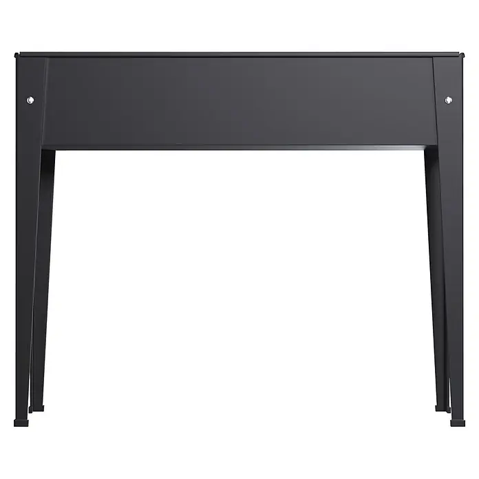 Siena Garden Hochbeet Slim - 98 x 25 x 82 cm, Metall, Anthrazit - Moderner, dunkelgrauer Metall-Hochbeetrahmen oder Pflanzkasten.
