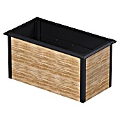 Westmann Hochbeet Primus L (75 x 150 x 77 cm, Metall, Anthrazit/Braun) | BAUHAUS