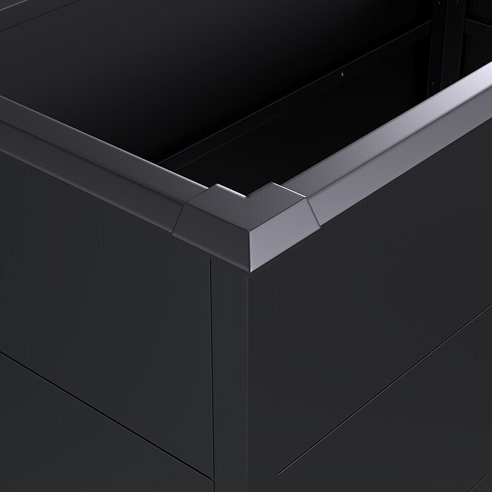 Westmann Hochbeet Primus M (50 x 100 x 77 cm, Metall, Anthrazit) | BAUHAUS
