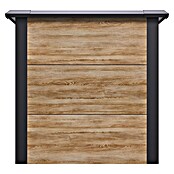 Westmann Hochbeet Primus L (75 x 150 x 77 cm, Metall, Anthrazit/Braun) | BAUHAUS