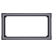 Westmann Hochbeet Primus L (75 x 150 x 77 cm, Metall, Anthrazit/Braun) | BAUHAUS