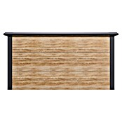 Westmann Hochbeet Primus L (75 x 150 x 77 cm, Metall, Anthrazit/Braun) | BAUHAUS