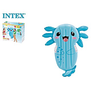 Intex Colchoneta hinchable Ajolote (L x An: 109 x 94 cm, Azul)