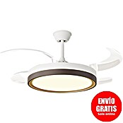 Purline Ventilador de techo Ceily Brise (Blanco/Madera oscura, 107 cm, 28 W) | BAUHAUS