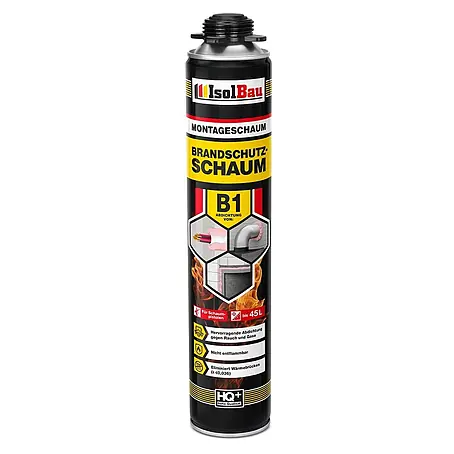 IsolBau  Brandschutzschaum Brandschutzschaum B1 - 1 x 750 ml