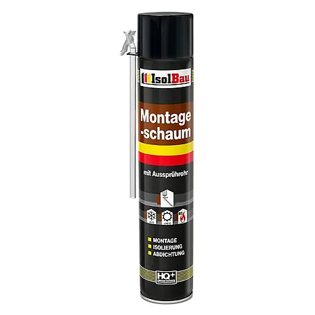 IsolBau  Adapterschaum Montageschaum mit Aussprührohr 1 x 750 ml