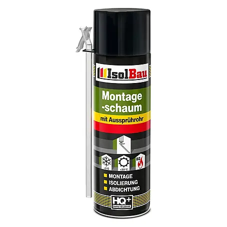 IsolBau  Adapterschaum Montageschaum mit Aussprührohr 1 x 500 ml