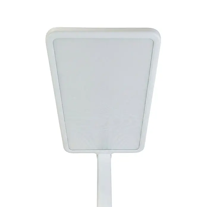Enovalite LED-Stehleuchte - 150 W, Höhe: 199 cm, Weiß, Neutralweiß - Weißer rechteckiger Netz-Fliegenklatsche mit abgerundeten Ecken.