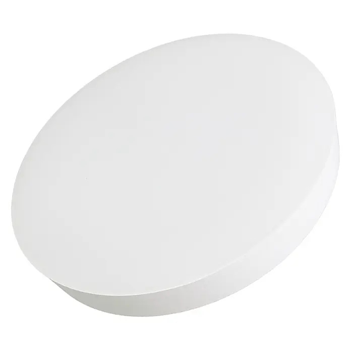 Luxula LED-Deckenleuchte rund - 24 W, Weiß, Warmweiß - Weiße ovale Deckenleuchte.