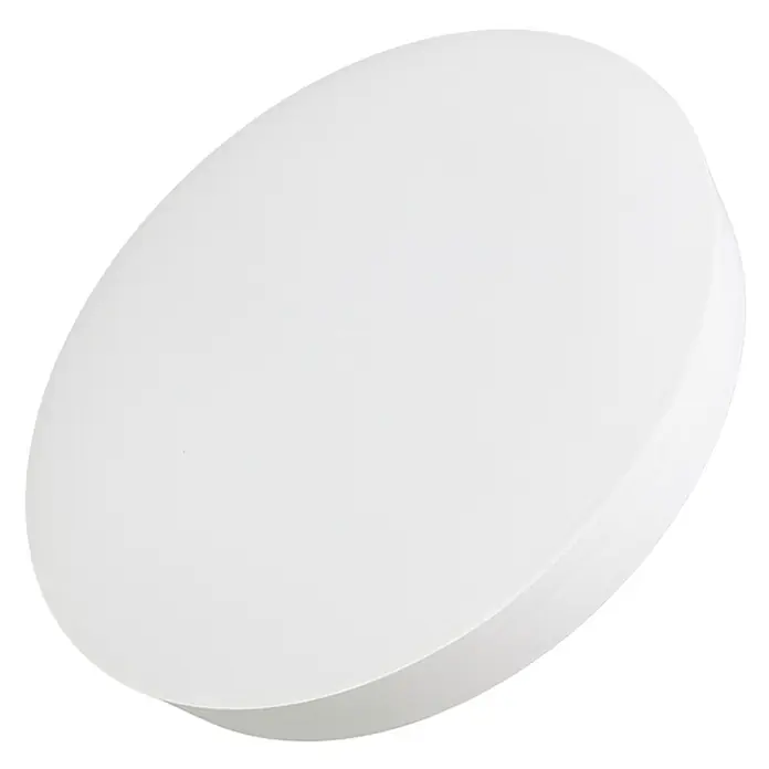 Luxula LED-Deckenleuchte rund - 24 W, Weiß, Warmweiß - Weiße, runde, bündige LED-Decken- oder Wandleuchte.