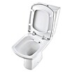 Spülrandlose WC-Kombination Carina (Mit WC-Sitz, Tiefspüler, Waagerecht)