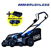 Scheppach IXES 20V Cortacésped de batería BC-MP380-X (40 V, 2 baterías, 4 Ah, Ancho de corte: 38 cm) | BAUHAUS