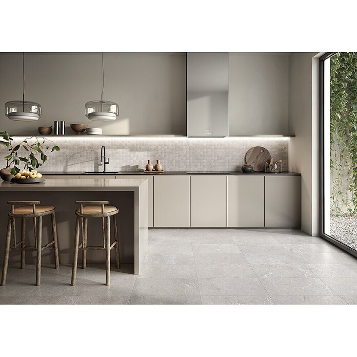 Palazzo Feinsteinzeugfliese Valdi (60 x 60 cm, Light Grey, Matt) | BAUHAUS
