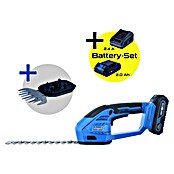 Scheppach IXES 20V Podadora de batería HTGS200-X Set S (20 V, Iones de litio, 1 batería, Anchura de la hoja: 9 cm) | BAUHAUS