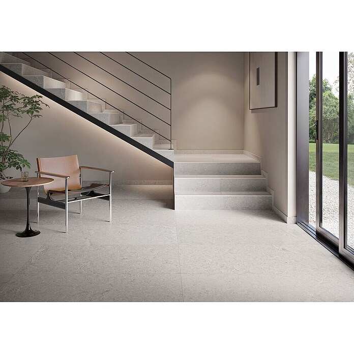 RAK Ceramics Feinsteinzeugfliese Valdi (60 x 120 cm, Light Grey, Matt) | BAUHAUS