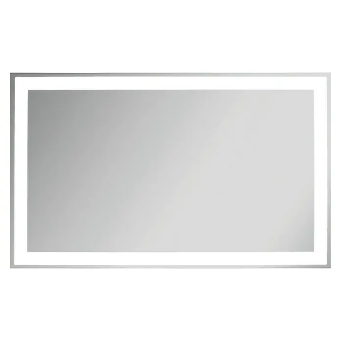Camargue Stella LED-Lichtspiegel - 138 x 84 cm - Rechteckiger LED-beleuchteter Spiegel. Moderne Badgestaltung mit diesem eleganten LED-Spiegel für eine optimale Beleuchtung.