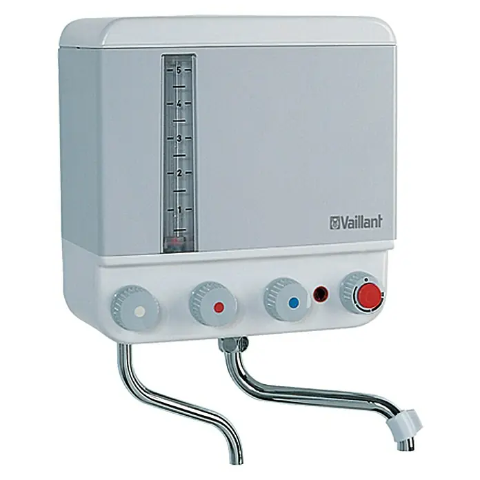 Vaillant Kochendwassergerät VEK 5 L - Fassungsvermögen: 5 l, Heizleistung: 2.400 W, Temperaturbereich: 30 °C - 100 °C - Bild eines Vaillant Heizgeräts.