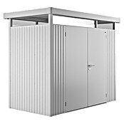 Biohort Neo Spremište H1  (Vanjska dimenzija uklj. krovni prevjes (Š x D): 236 x 180 cm, Čelik, Bijele boje, Jedna vrata) | BAUHAUS