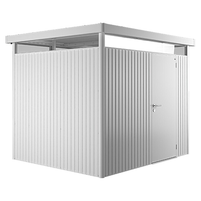 Biohort Gerätehaus (Weiß, 235 x 275 x 222 cm, Einzeltür)