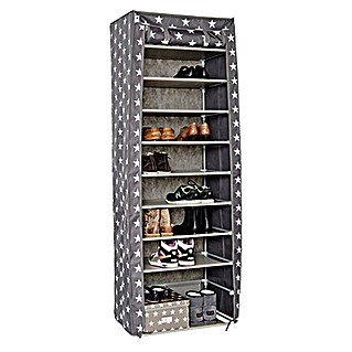 Schuhschrank (60 x 40 x 175 cm, Passend für: 40 Paar Schuhe)
