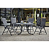 Sunfun Maja Vrtni pozicijski stol  (Antracitne barve, Zložljivo) | 8350 - Stühle Textilen | ICAB - Sommermöbel Stühle | ICA - Sommermöbel | IC - Freizeit im Garten | I - Stadtgarten | BAUHAUS