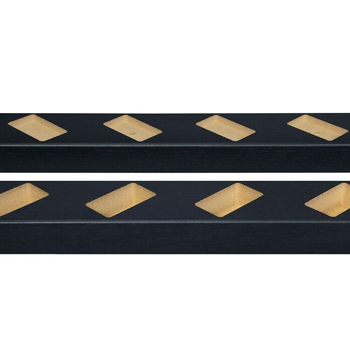 CanDo Pregrada za prostoriju kut 45°  (Crna, D x Š x V: 100 x 6,5 x 6 cm) | BAUHAUS