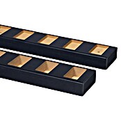 CanDo Pregrada za prostoriju kut 90°  (Crna, D x Š x V: 100 x 6,5 x 5,8 cm) | BAUHAUS