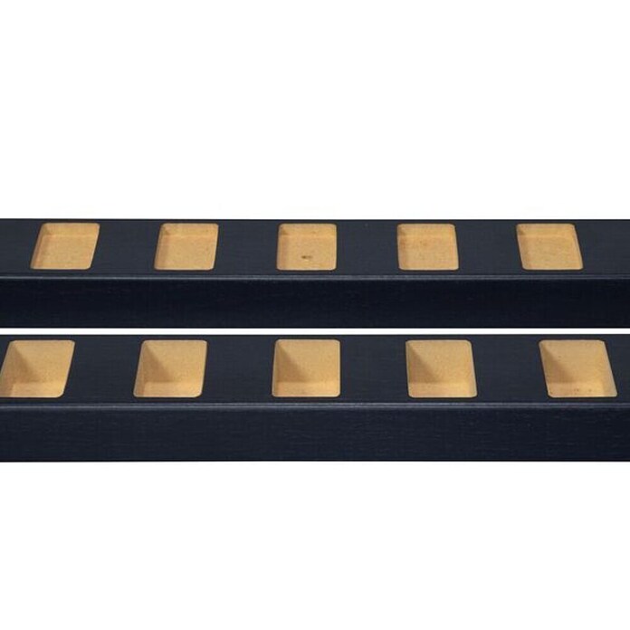 CanDo Pregrada za prostoriju kut 90°  (Crna, D x Š x V: 100 x 6,5 x 5,8 cm) | BAUHAUS