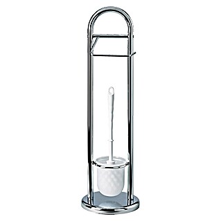 Venus Conjunto de escobillero y portarrollos (Altura: 63 cm, Cromo, Metal)