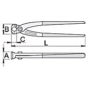 Unior Vpenjalne klešče 531/4  (Dolžina: 250 mm) | 1805 - Zangen | BADB - Zangen | BAD - Handwerkzeuge | BA - Handwerkzeuge | B - Werkz/Masch/Maschzubeh/Auto | BAUHAUS