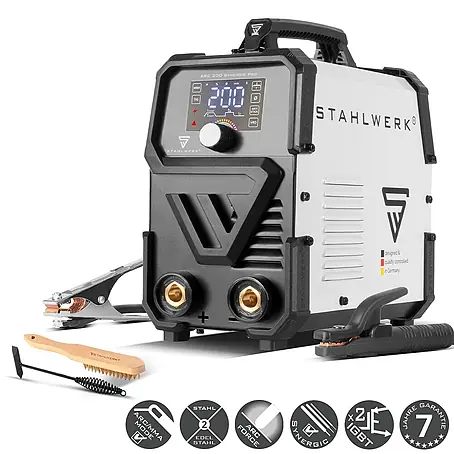 STAHLWERK  Kombi-Schweißgerät ARC 200 Synergic Pro MMA Lift TIG