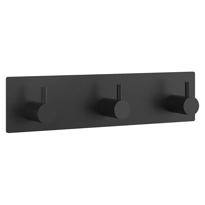 Nortiq Living Kapstok House Rio (Zwart, Roestvrij staal, Breedte: 18 cm, Aantal haken: 3 st.) | BAUHAUS