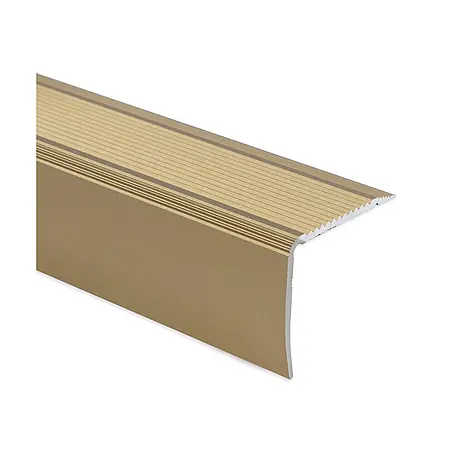 Floordirekt  Treppenkantenprofil Integral Selbstklebend 90 x 3 x 3,5 cm Gold