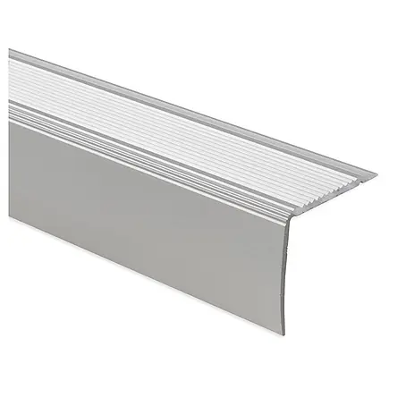 Floordirekt  Treppenkantenprofil Integral Selbstklebend 90 x 3 x 3,5 cm Silber