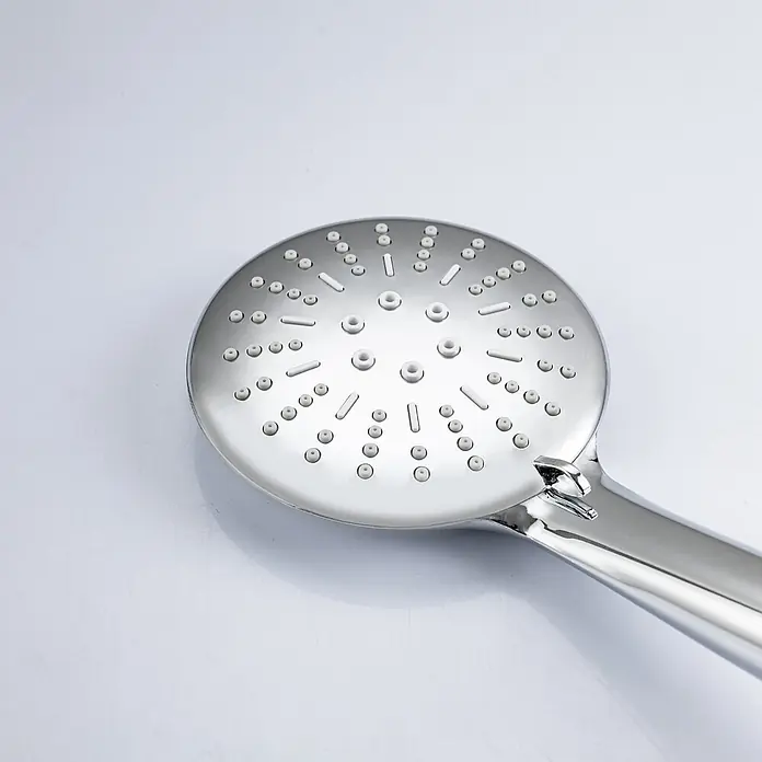 LOMAZOO Duschsystem LMZ-ARIEL - Lochabstand: 15 cm, Anzahl Strahlarten: 1 Stk., Chrom - Verchromter Handbrausekopf mit verschiedenen Strahlarten.