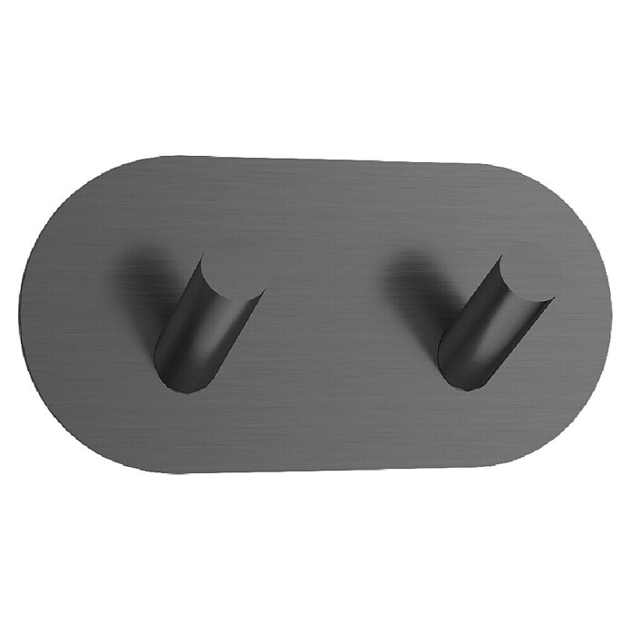 Nortiq Living Kapstok House Lucca (Gun metal, Roestvrij staal, Aantal haken: 2 st.) | BAUHAUS