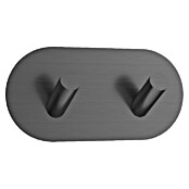 Nortiq Living Kapstok House Lucca (Gun metal, Roestvrij staal, Aantal haken: 2 st.) | BAUHAUS