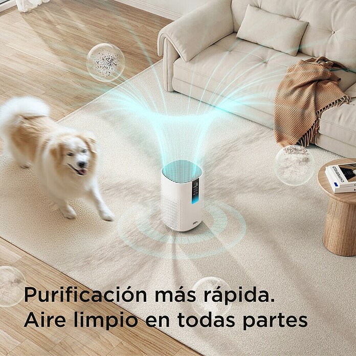 Purificador de aire Dreo Macro AP605S (18 W, 22,9 x 22,9 x 36,1 cm, 18 m²) | BAUHAUS