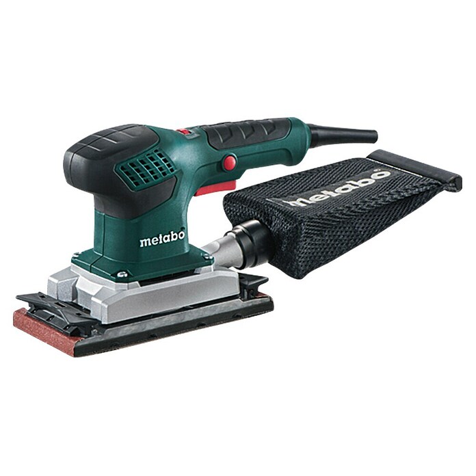 Metabo Lijadora orbital eléctrica SRE 3185 (210 W, 8.800 r.p.m. - 22.300 r.p.m., Ancho del plato lijador: 92 mm, Longitud del plato lijador: 184 mm) | BAUHAUS