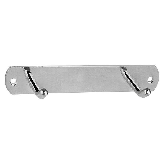 Nortiq Living Kapstok House (Chroom, Roestvrij staal, Breedte: 10,5 cm, Aantal haken: 2 st.) | BAUHAUS