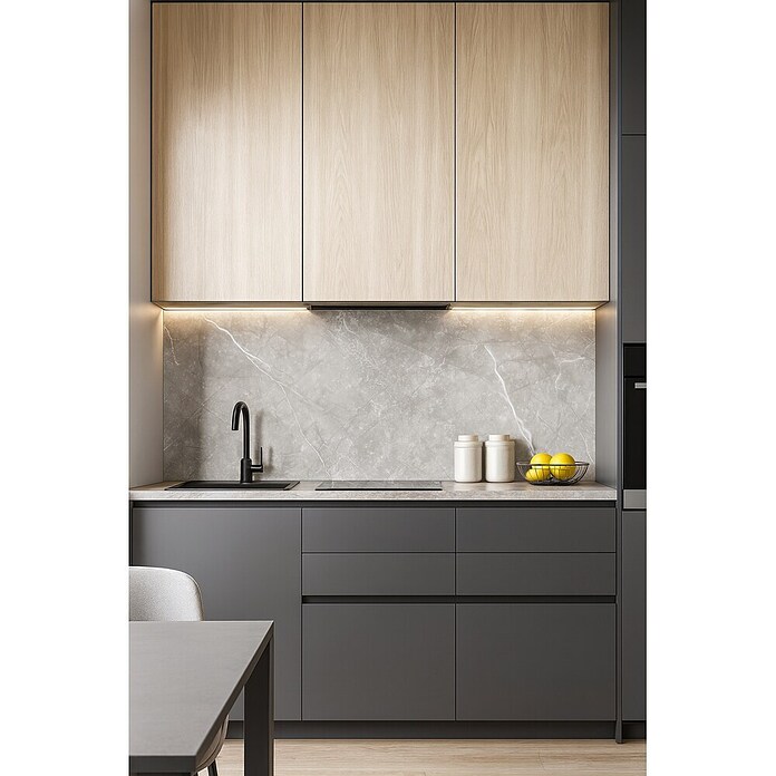 Panelna plošča Ashy  (60 x 270 cm, Pepelnata) | 3685 - Wasserfeste Wandelemente | EAFL - Wandverkleidungen/Riemchen | EAF - Fliesen | EA - Fliesen | E - Fliesen | BAUHAUS