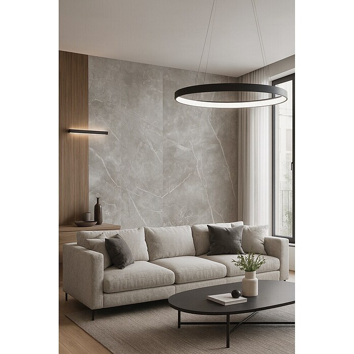 Panelna plošča Ashy  (60 x 270 cm, Pepelnata) | 3685 - Wasserfeste Wandelemente | EAFL - Wandverkleidungen/Riemchen | EAF - Fliesen | EA - Fliesen | E - Fliesen | BAUHAUS