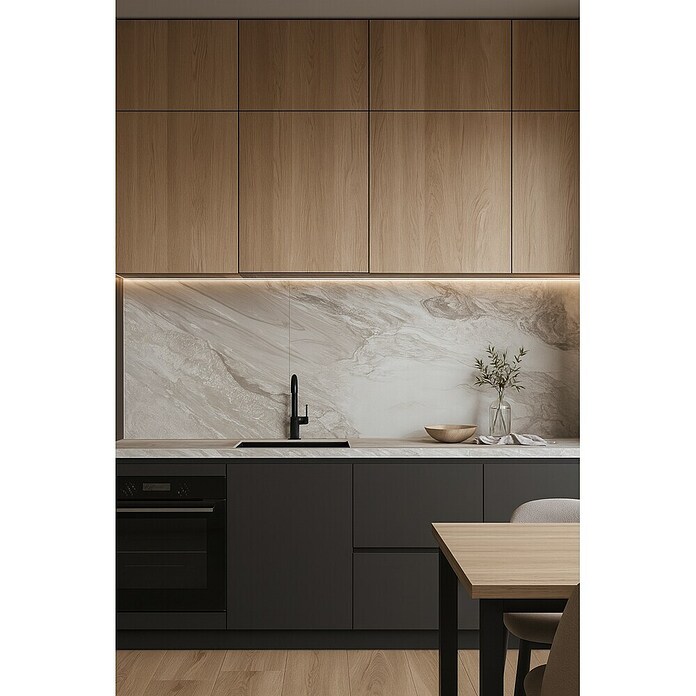 Panelna plošča Smoke Silk  (60 x 270 cm, Dimno siva) | 3685 - Wasserfeste Wandelemente | EAFL - Wandverkleidungen/Riemchen | EAF - Fliesen | EA - Fliesen | E - Fliesen | BAUHAUS