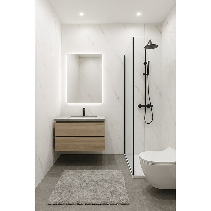 Panelna plošča Marble Light  (60 x 270 cm, Marmor) | 3685 - Wasserfeste Wandelemente | EAFL - Wandverkleidungen/Riemchen | EAF - Fliesen | EA - Fliesen | E - Fliesen | BAUHAUS