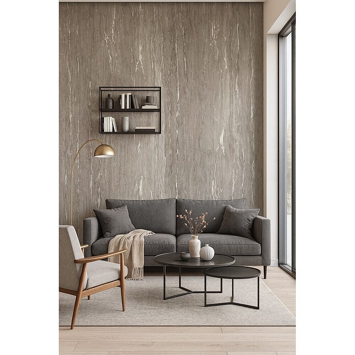 Panelna plošča Dark Cliff  (60 x 270 cm, Temno siva) | 3685 - Wasserfeste Wandelemente | EAFL - Wandverkleidungen/Riemchen | EAF - Fliesen | EA - Fliesen | E - Fliesen | BAUHAUS