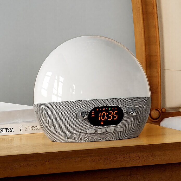Muvit Reloj despertador WIFI BT (10,7 x 20 x 16,9 cm, Control por voz) | BAUHAUS
