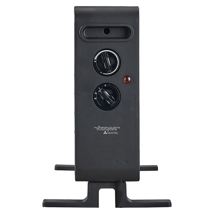 Voltomat HEATING Convector (2.000 W, An x Pr x Al: 54,6 x 11,5 x 31,5 cm, Negro) | BAUHAUS